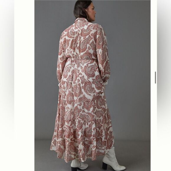 Anthropologie Allaire Maxi Shirtdress Size SP - Picture 16 of 16